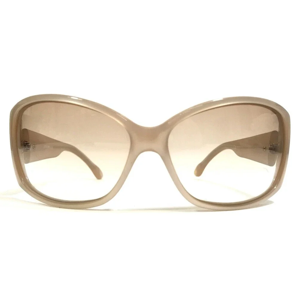 Emporio Armani Sunglasses EA9302/S BCRS7 Nude Wrap Frames with Pink Lenses
